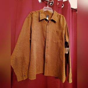 New Men's Long Sleeve Shirt size L (Final Sale)